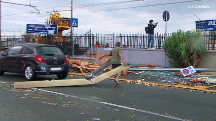 Непредвиденная гроза обрушилась на Корсику