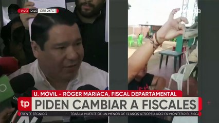 Fiscal se reunió con la familia del menor atropellado