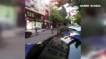 Kahramanmaraş'ta bir kişinin yaralandığı silahlı kavgaya kamerada