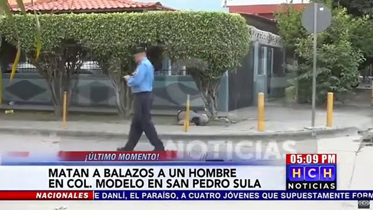 A balazos asesinan a una persona en la colonia Modelo de SPS (1)