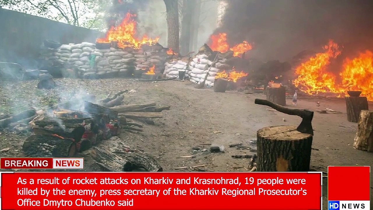 In Krasnohrad, as a result of a Russian missile hitting a private house