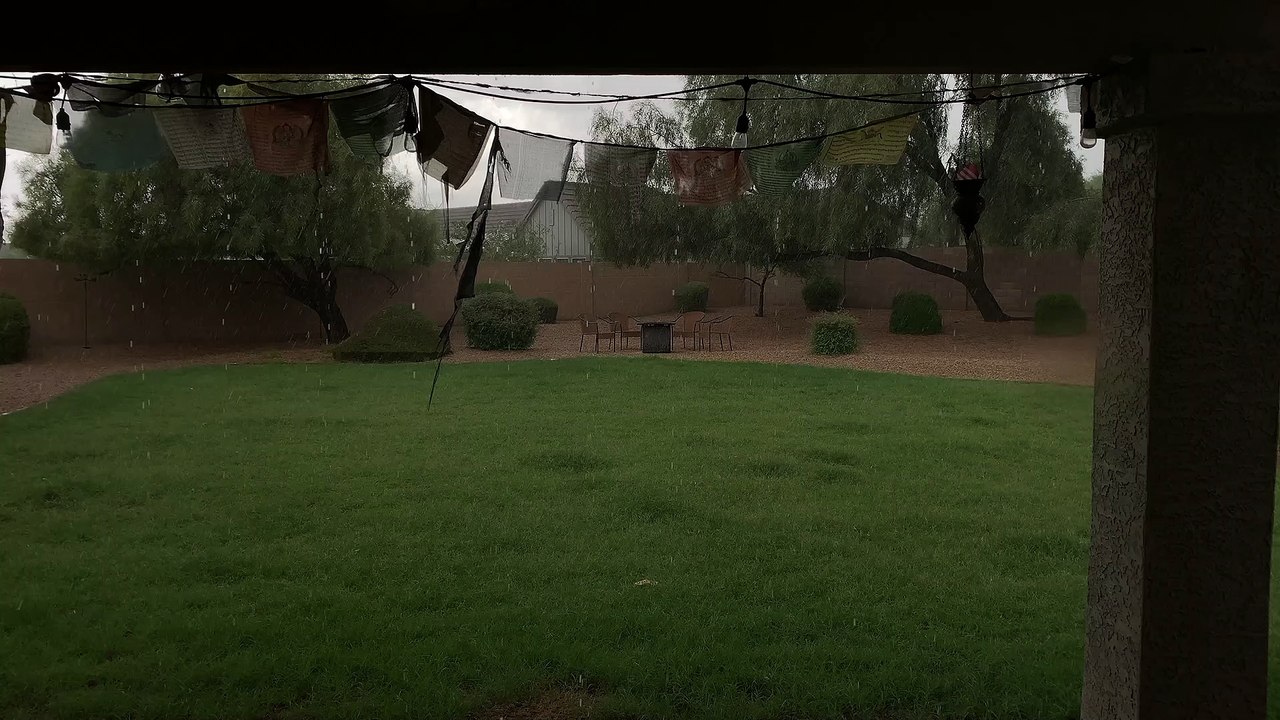 Raining in Arizona