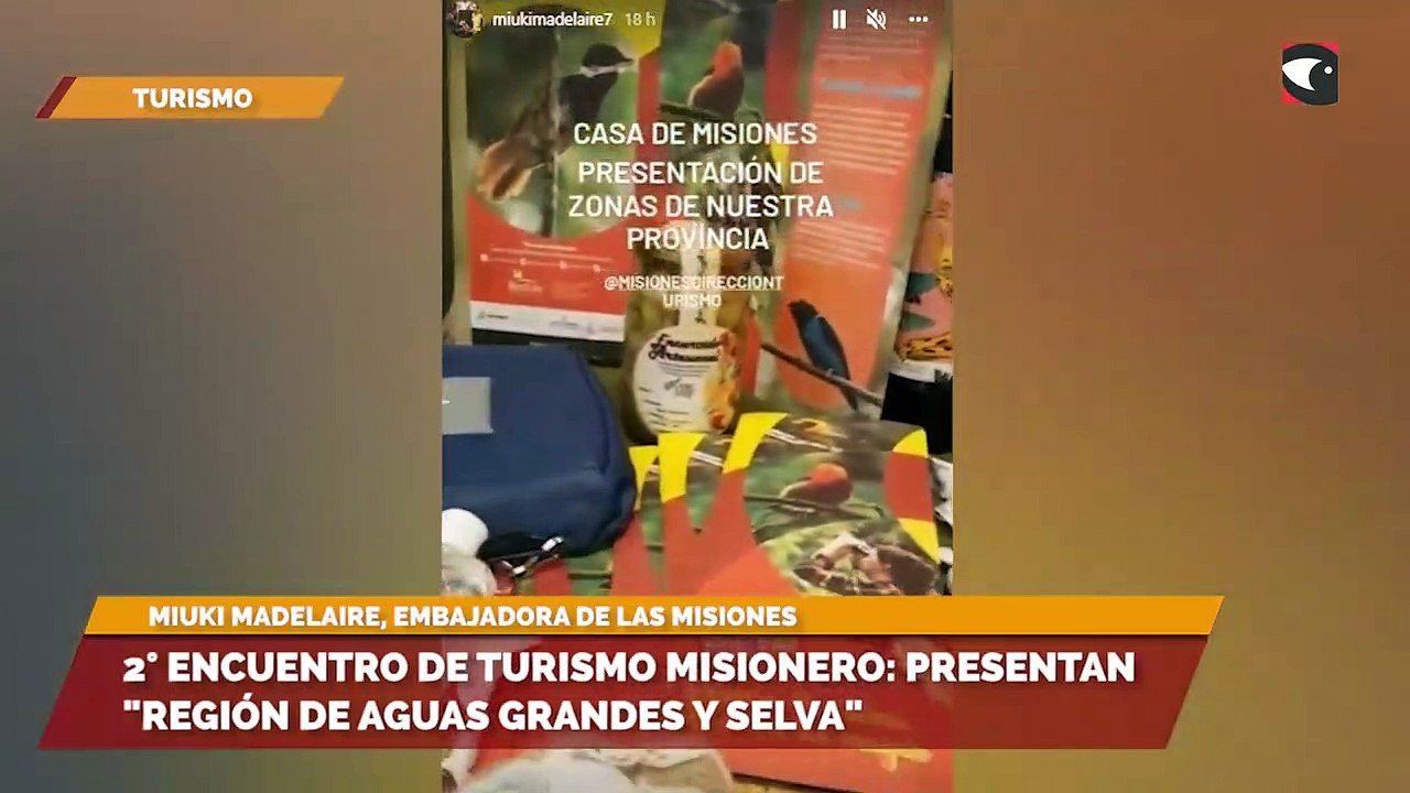 2° encuentro de turismo misionero: presentan "región de aguas grandes y selva"