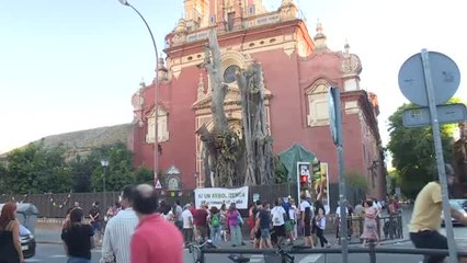 El ficus de Triana se mantiene en pie a la espera de la decisión del juez