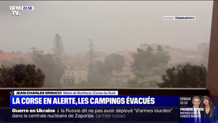 Corse: le maire de Bonifacio doit "évacuer 1700 personnes des campings" de sa commune
