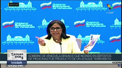 Temas del Día 18-08: Gobierno bolivariano denunció sabotaje a un depósito de medicinas