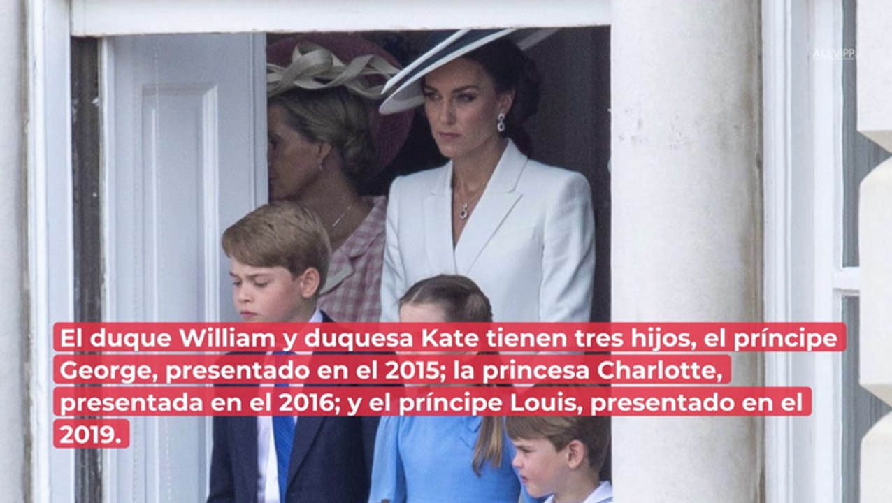 La transformación de George, Charlotte y Louis a través de los años