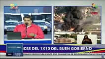 Pdte. de Venezuela reitera denuncia sobre ataque terrorista en depósito del Seguro Social