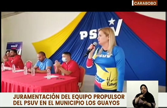 Carabobo | Juramentado el equipo de propulsores y propulsoras del PSUV en el municipio Los Guayos