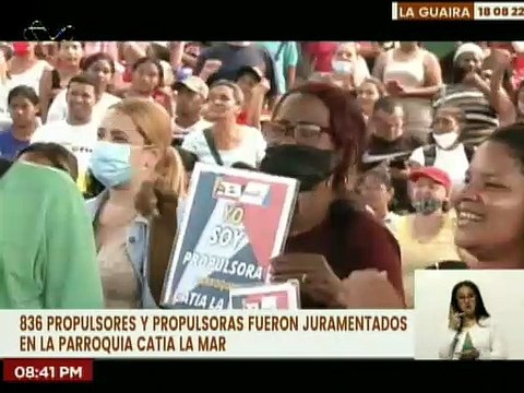 La Guaira | 836 propulsores y propulsoras del PSUV fueron juramentados en la parroquia Catia La Mar