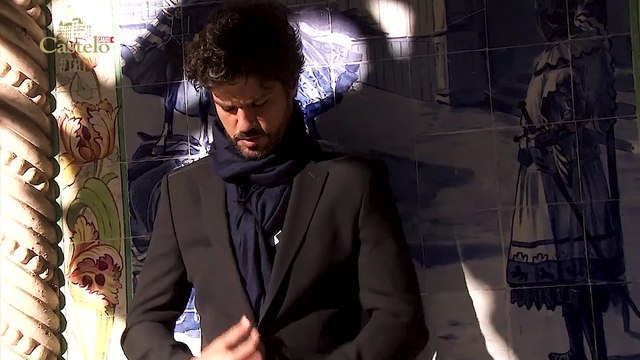 Bruno Cabrerizo faz ensaio fotográfico no Castelo de Caras