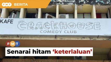 Senarai hitam kelab komedi keterlaluan, kata peguam