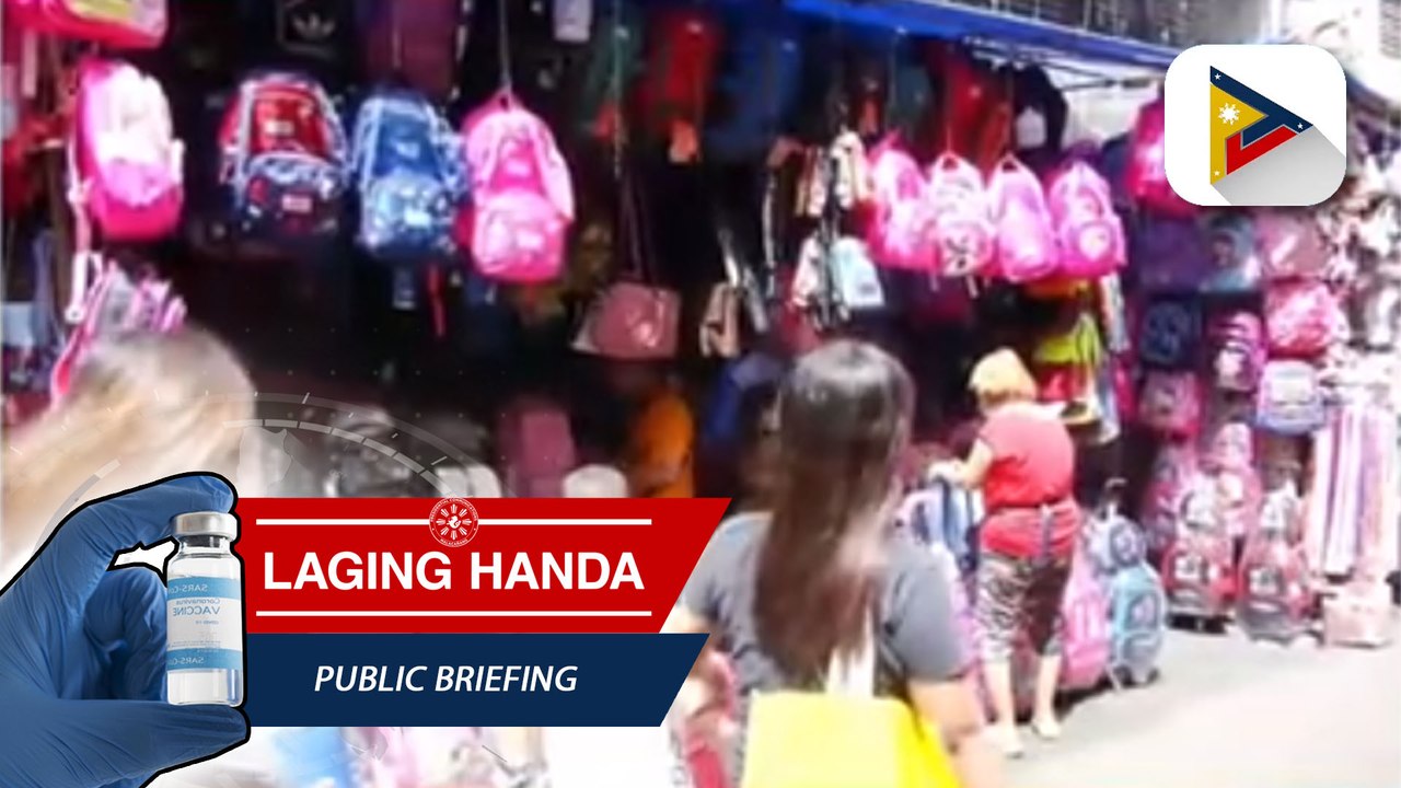 Mga namimili ng school supplies sa Divisoria, dagsa na