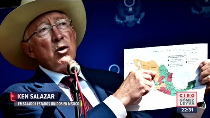 Inseguridad enfría inversión de EU y otros países en México: Ken Salazar