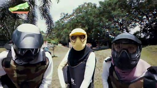 Wah! Hebat ratu main paintball _ Jurnal Ratu Hijabista Eps 8