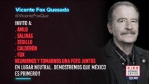 Fox propone reunión con López Obrador y expresidentes para demostrar que “México es primero”