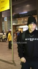 एयरपोर्ट पर ब्लैक ऑउटफिट में दिखे असीम रियाज़