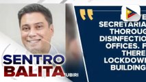 Senado, magpapatupad ng ‘total lockdown’ sa Lunes dahil sa tumataas na bilang ng COVID-19 cases