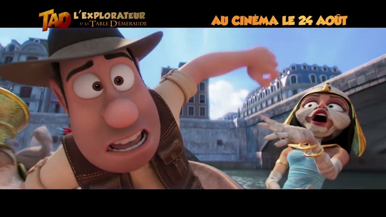 Tad l'explorateur et la table d'émeraude - Extrait Course poursuite sur la Seine [VF|HD1080p]