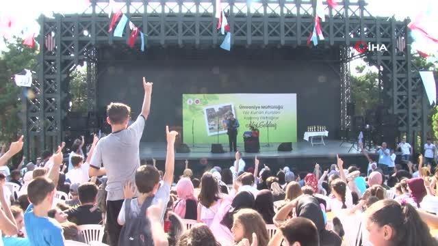 Ümraniyeli çocuklar yaz Kur'an kursu kapanış töreninde doyasıya eğlendi