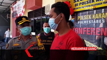 Aksi Nekat Pencuri Rampas Uang Petugas SBPU Terekam CCTV di Surabaya
