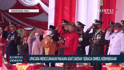 Download Video: Pakaian Adat Daerah Meriahkan Upacara HUT Ke 77 RI Di Bali