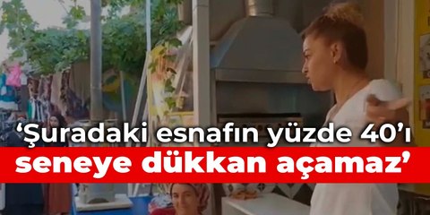 Denizlili esnaf: Şuradaki esnafın yüzde 40’ı seneye dükkan açamaz