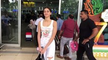 Vijay Deverakonda and Ananya Pandey Spotted at Airport | Liger Promotions