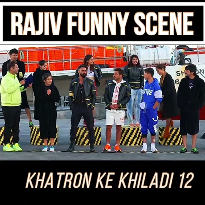 Rajiv funny secen in khatron ke khiladi 12