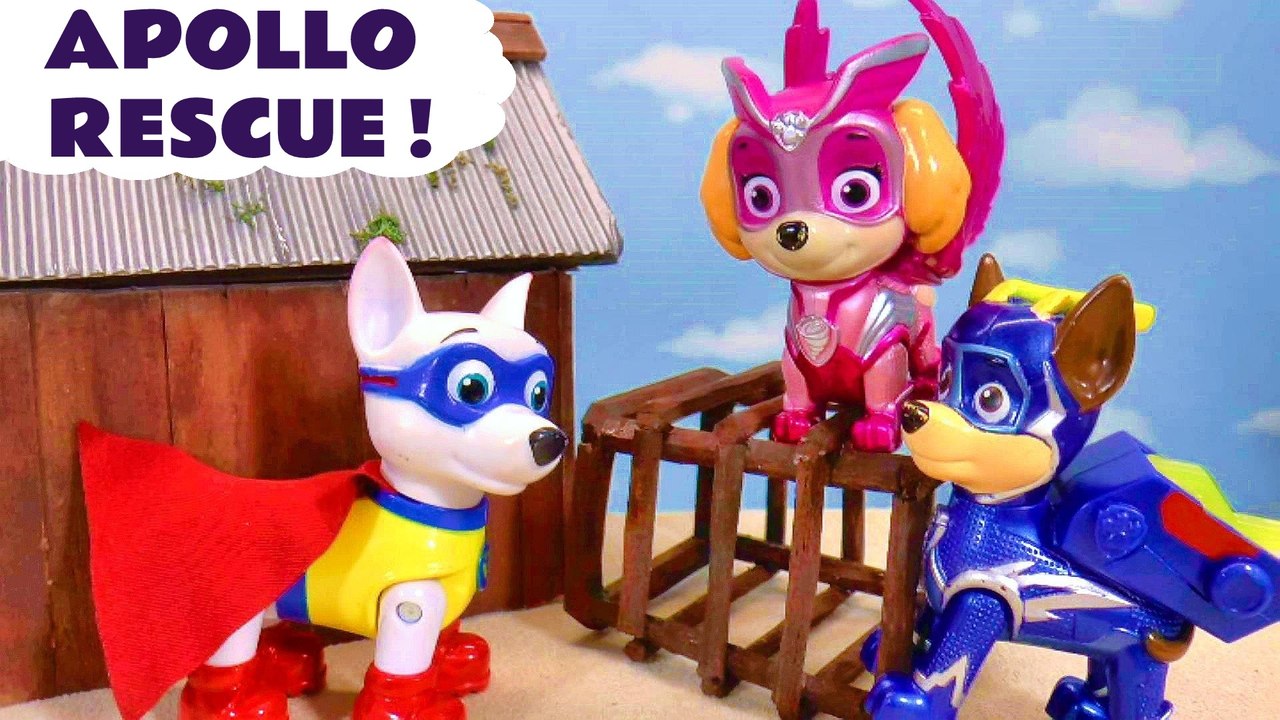 Paw Patrol Mighty Pups Toy Apollo Ghost Rescue Story Cartoon for Kids Toddlers and Children