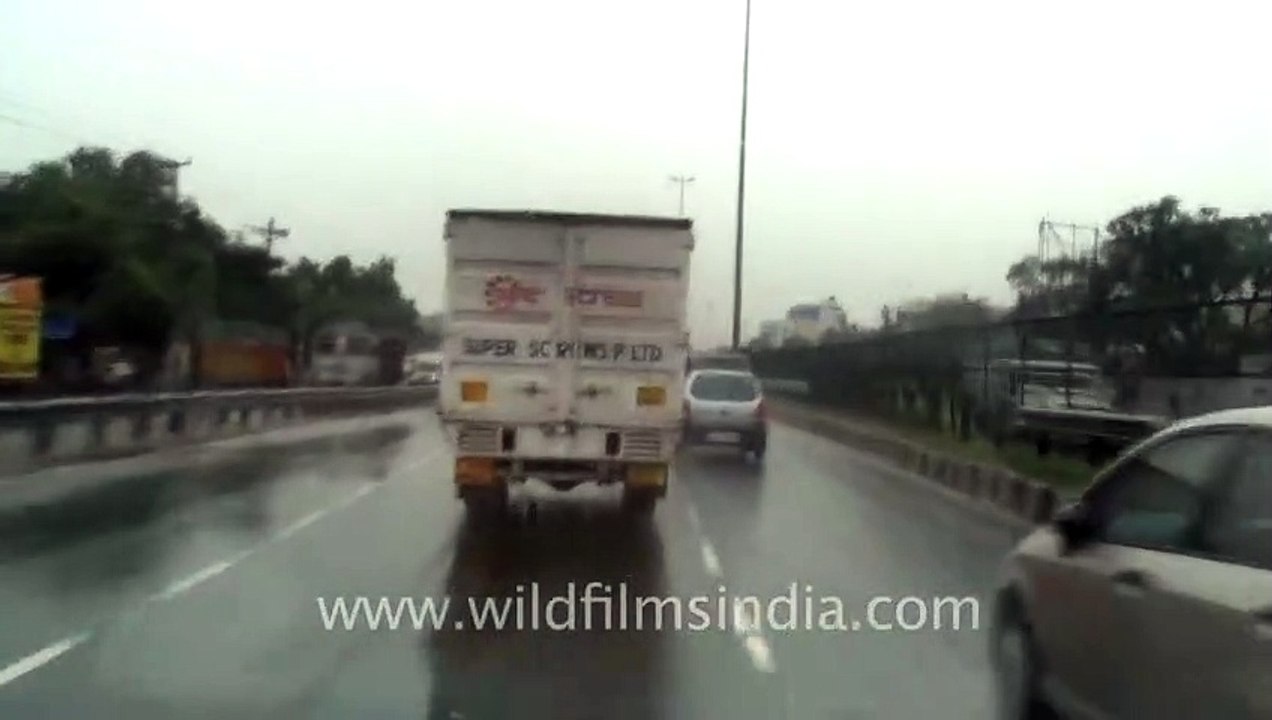 Toll plaza on NH8 Gurgaon-Jaipur expressway
