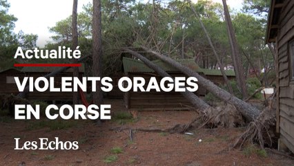 En Corse, de violents orages font cinq morts et une vingtaine de blessés