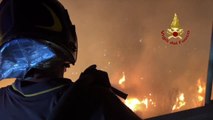 Incendi a Palermo, dall’alba 3 canadair in volo sul Monte Grifone