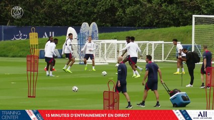 Replay : 15 minutes d'entraînement avant Lille OSC - Paris Saint-Germain