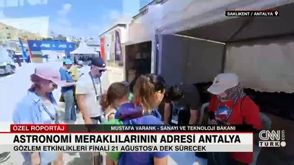 Gökyüzü meraklıları dikkat! Bakan Varank müjdeyi CNN TÜRK'te verdi