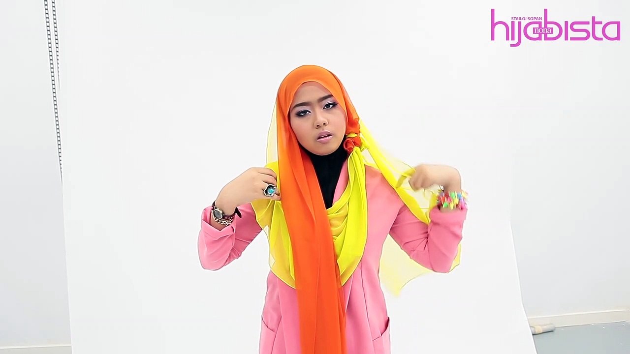 Hijabista DIY Tutorial _ Neon Lemonade