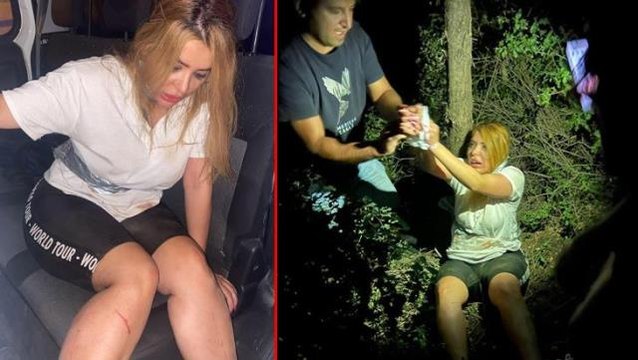 Ormanda 3 erkek tarafından kaçırıldığını söyleyen İran uyruklu kadının oyunu çapraz sorguda bozuldu