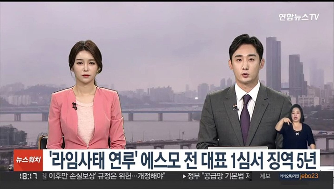 '라임사태 연루' 에스모 전 대표 1심서 징역 5년