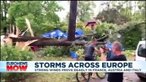 Storms in Europe: Girls, 4 and 8, among a dozen killed in Austria, France and Italy