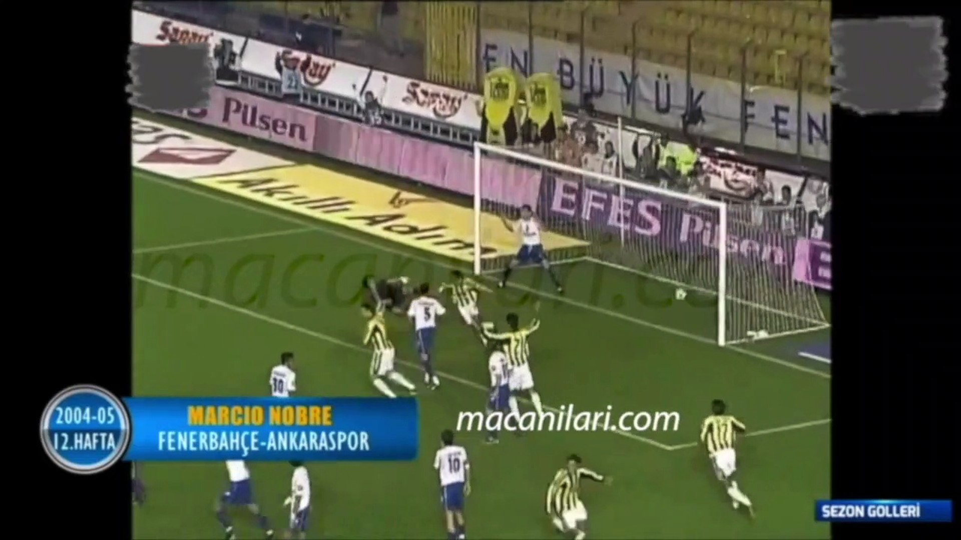 ⁣Fenerbahçe 1-0 B. B. Ankaraspor [HD] 06.11.2004 - 2004-2005 Turkish Super League Matchday 12