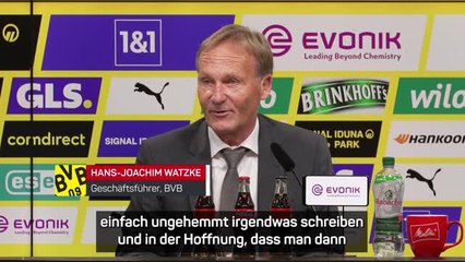 Watzke dementiert CR7-Gerüchte: "Kein Kontakt"