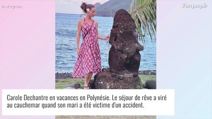 Download Video: Carole Dechantre : Son mari victime d'un accident peu commun, leurs vacances sont terminées