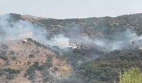 Incendi boschivi nel Palermitano, in azione Canadair (19.08.22)