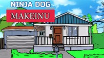 【manga videos】NINJA DOG MAKEINU Episode 2 Robot Girl Appears【for children】