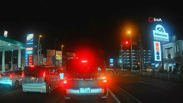 Gökyüzünde ateş topu heyecanı kamerada