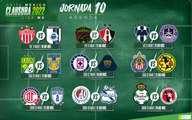 Fechas y horarios de la jornada 10 del Apertura 2022 de la Liga MX