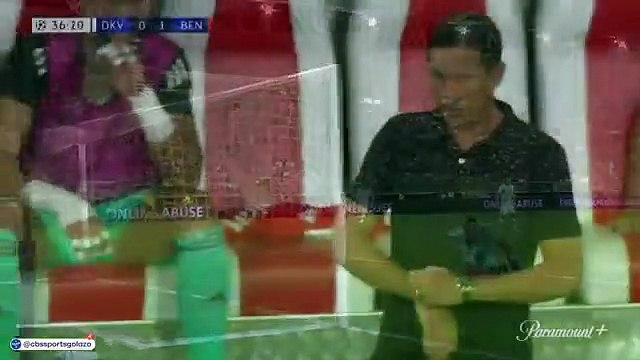 Dynamo Kyiv 0-2 Benfica Champions League Match Highlights & Goals