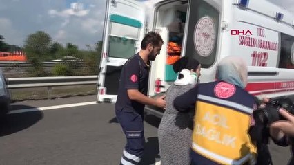 Son dakika haber: DÜZCE'DE 4 OTOMOBİL ÇARPIŞTI 7 YARALI