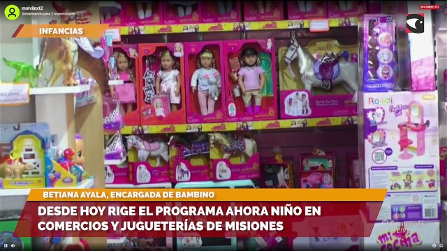 Desde hoy rige el programa ahora niño en comercios y jugueterías de Misiones