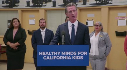 Gov. Gavin Newsom unveils plan to support kids' mental health